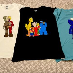 Kaws shirts XL good condition
